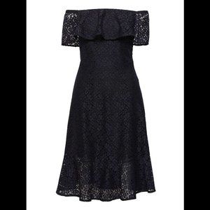 Banana Republic Ruffled Off-Shoulder Lace Dress 2